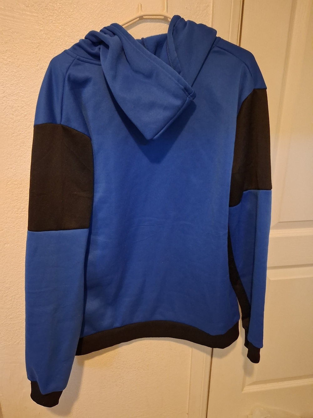 Source Unknown Blue and Black Hooded Jacket